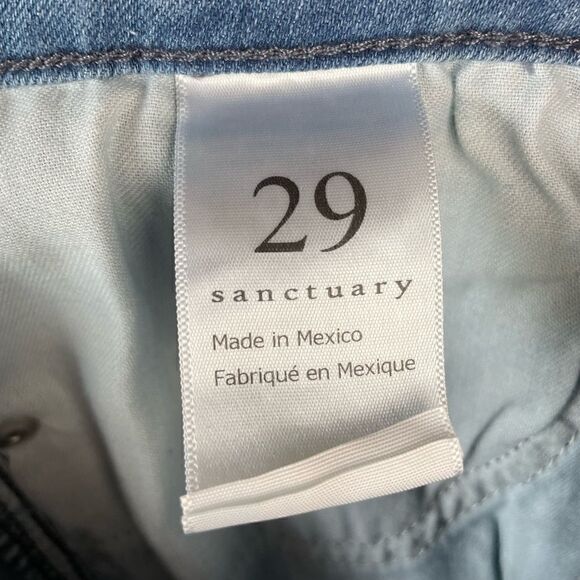 NWT Sanctuary Modern Straight Crop Jeans Size 29 - Picture 9 of 9